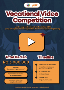 Vocational Video Competition: Lomba Video Banggakan Departemenmu 2021